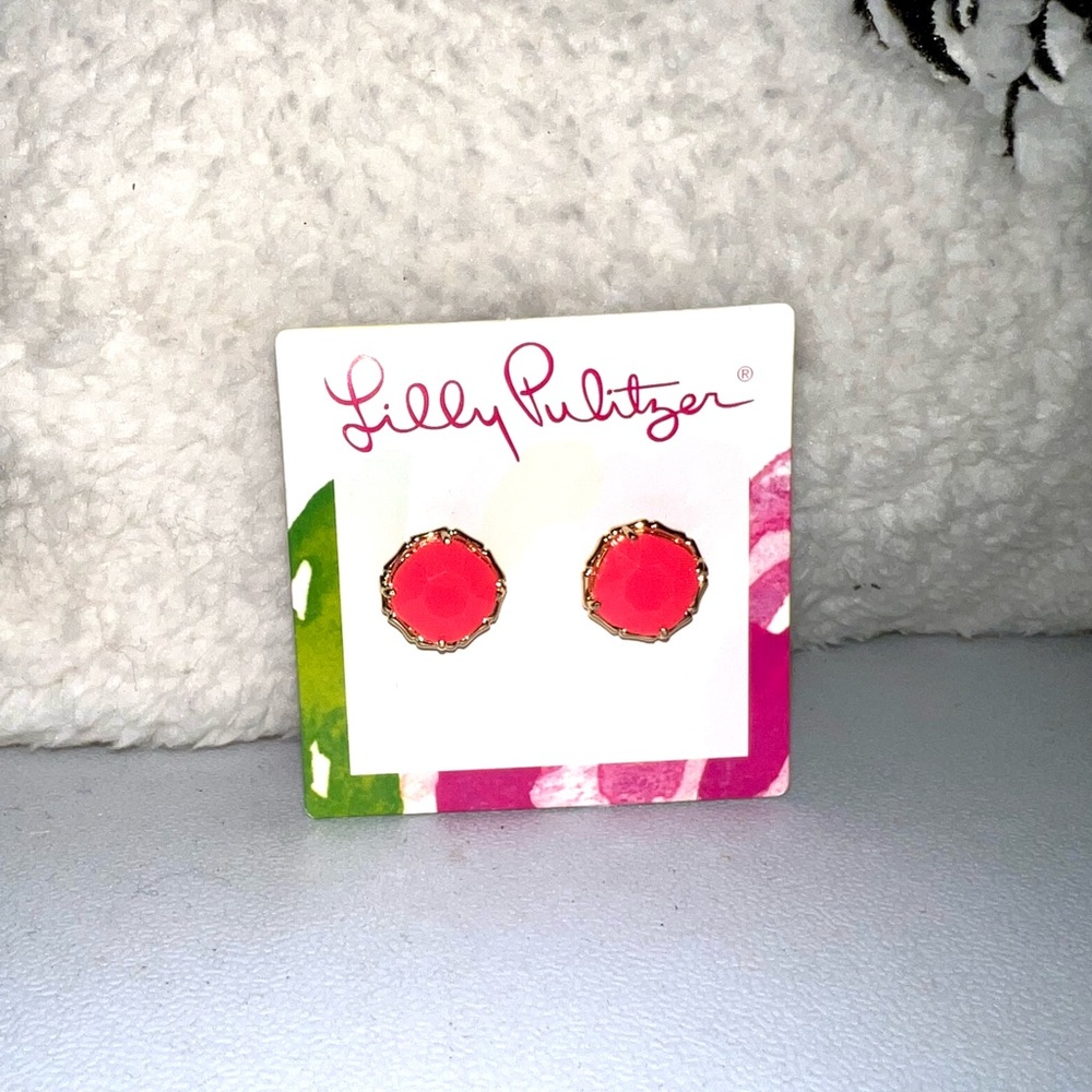 Pink Lilly Pulitzer Earrings